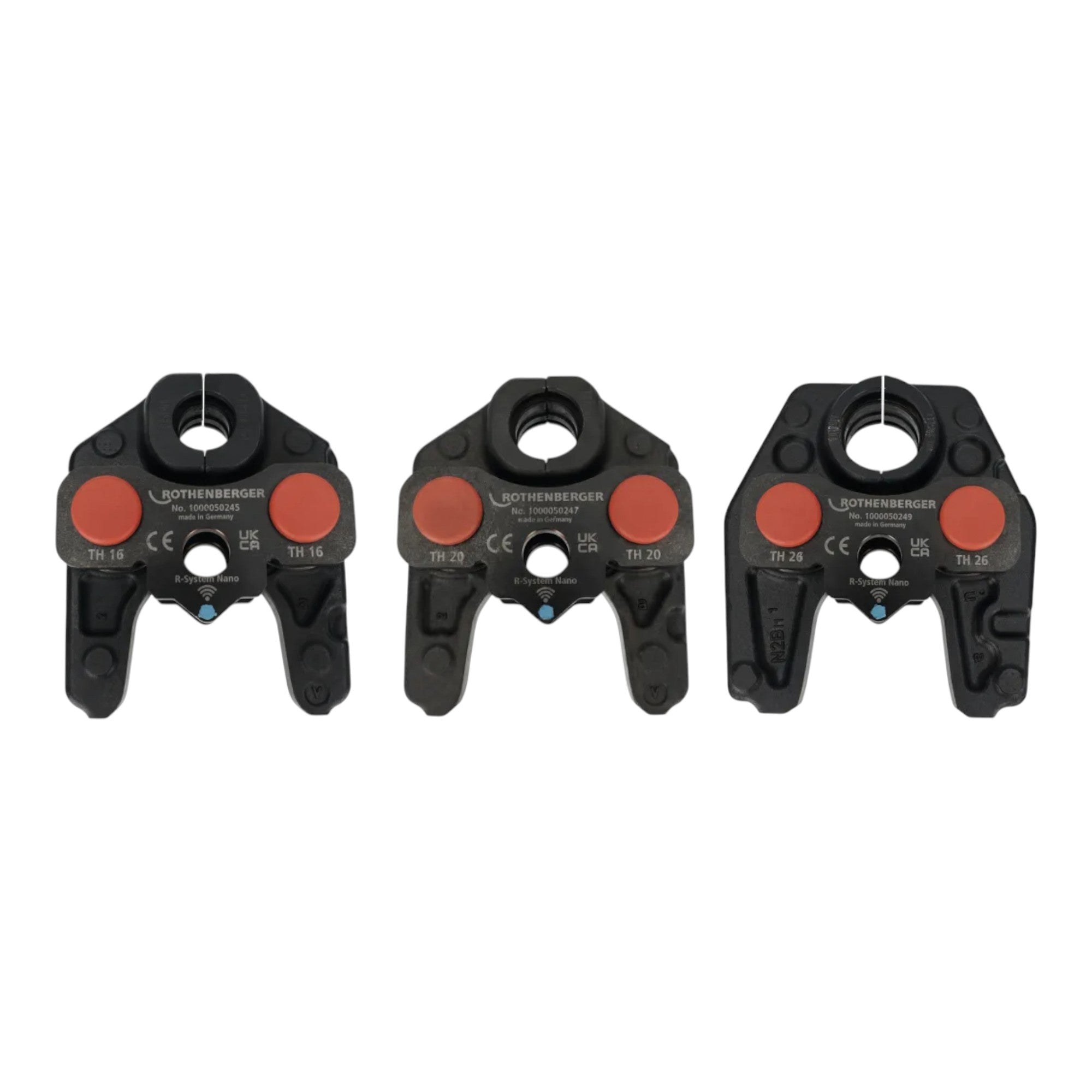 Rothenberger ROMAX NANO iJAWs TH 16 20 26 mm Pressbacken Set 3 tlg 1000004940 Rocase 1 - toolbrothers