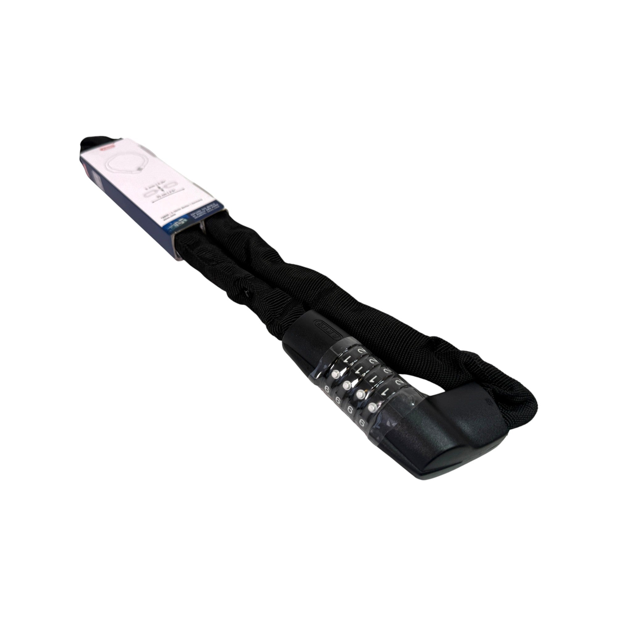 ABUS Tresor 1385 75 Kettenschloss mit Zahlenkombination in schwarz 75 cm 6 mm 2 - toolbrothers