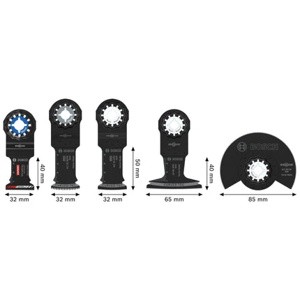 Bosch Professional Multifunktionswerkzeug Zubehoer Schneid Set 5 tlg 2608669093 Starlock Koffer 2 - toolbrothers