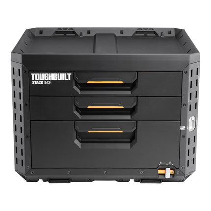Toughbuilt STACKTECK Werkzeug Box abschliessbar mit 3 Schubladen 533 x 406 x 395 mm TB B1 D 73  2 - toolbrothers