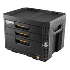 Toughbuilt STACKTECK Werkzeug Box abschliessbar mit 3 Schubladen 533 x 406 x 395 mm TB B1 D 73  0 - toolbrothers
