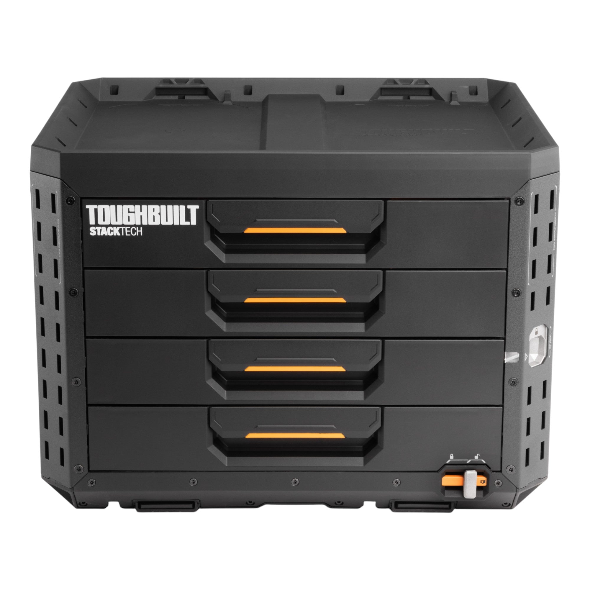 Toughbuilt STACKTECH Werkzeug Box abschliessbar mit 4 Schubladen 533 x 406 x 395 mm TB B1 D 74  2 - toolbrothers