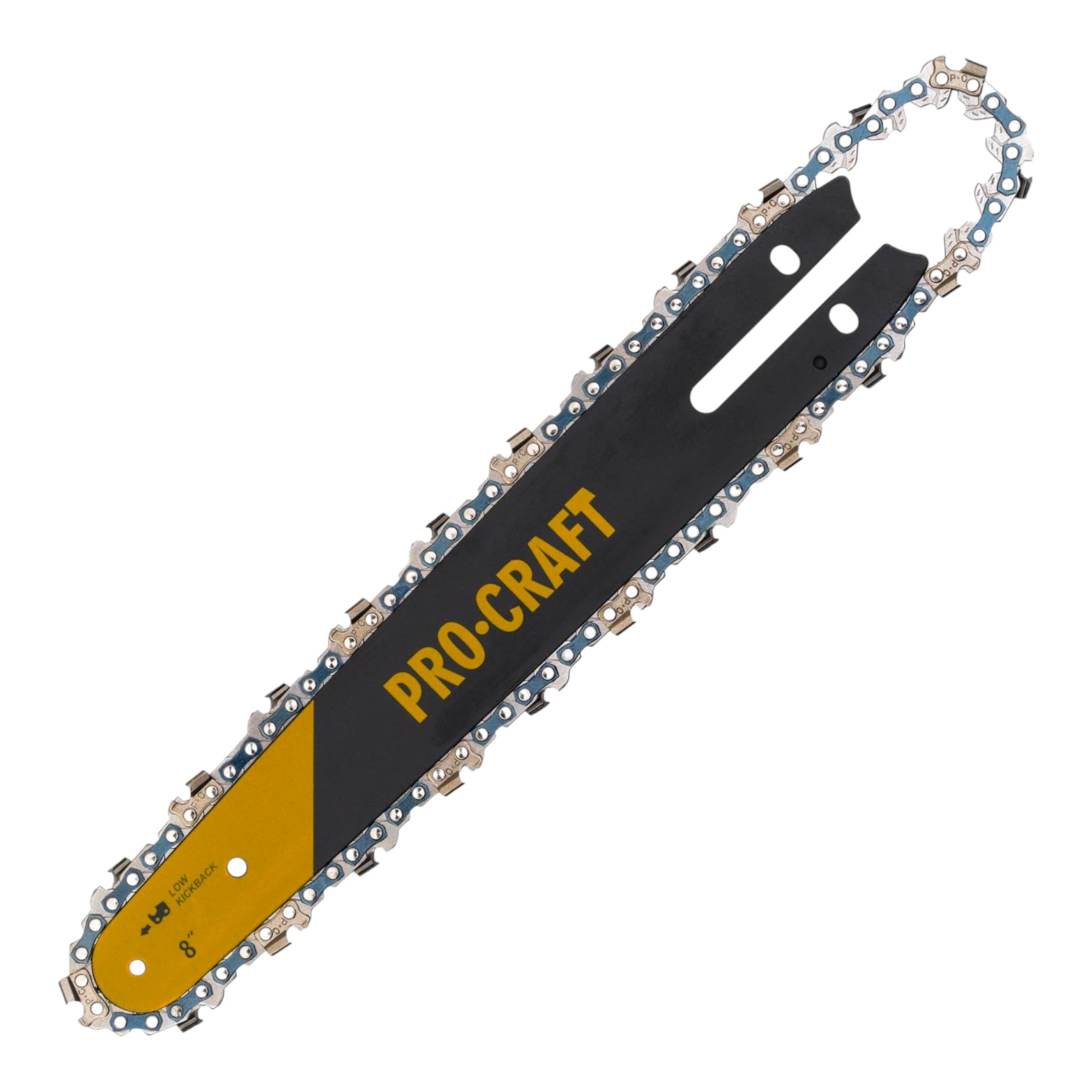 Procraft S8 Set mit 2x Saegekette 46 TG 20 cm Fuehrungsschiene fuer PKA32Li 2 - toolbrothers