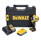 DeWalt DCF 921 H1T Akku Schlagschrauber 18 V 400 Nm 1 2 Brushless 1x Powerstack Akku 5 0 Ah Ladegeraet TSTAK 0 - toolbrothers