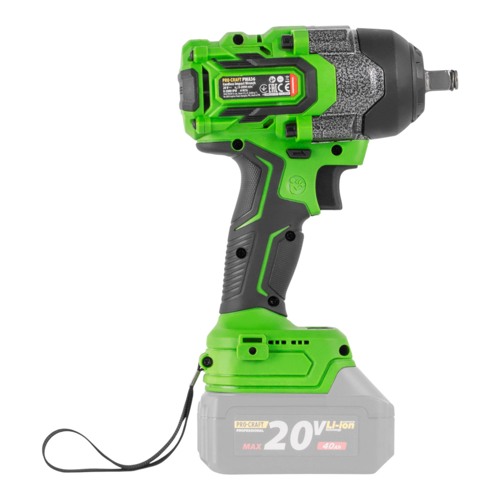 Procraft PWA36bb Akku Schlagschrauber 20 V 850 Nm 1 2 Brushless 2x Akku 4 0 Ah Ladegeraet RHINO Toolcase 4 - toolbrothers