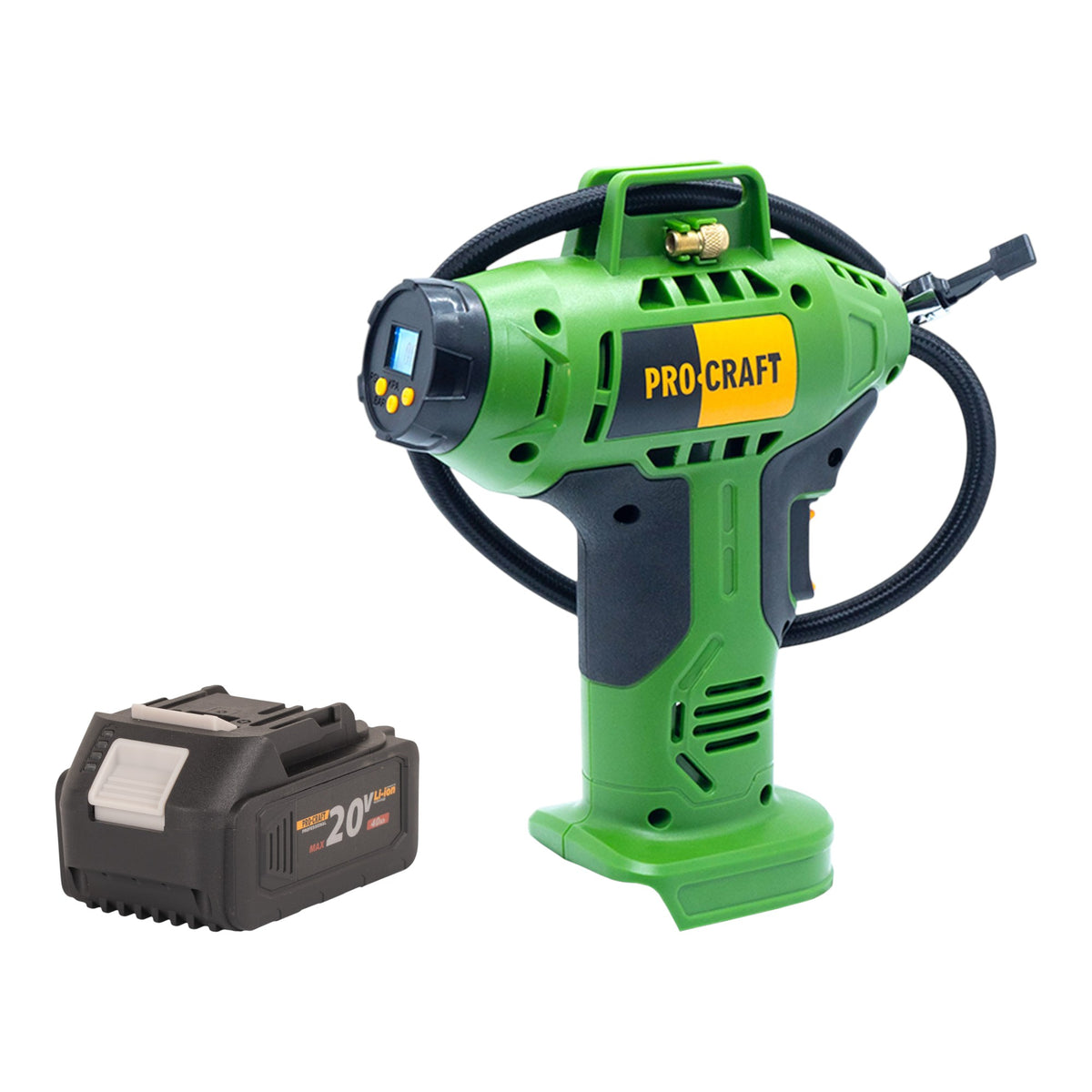 Compresor con batería Procraft LK20 20 V 11 bar + 1 batería 4,0 Ah - sin cargador