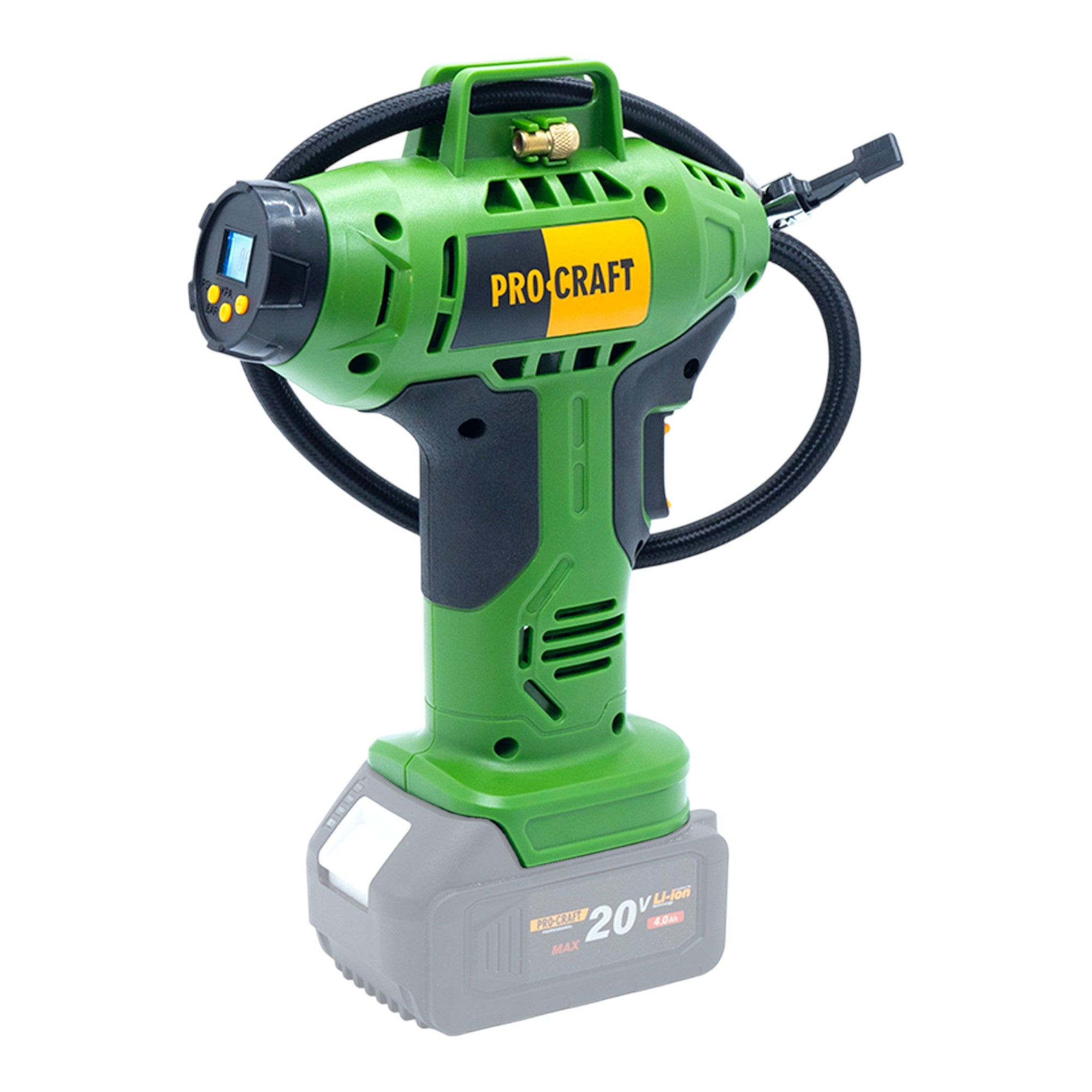 Procraft LK20 Akku Kompressor 20 V 11 bar 2x Akku 2 0 Ah Ladegeraet RHINO Toolcase 1 - toolbrothers