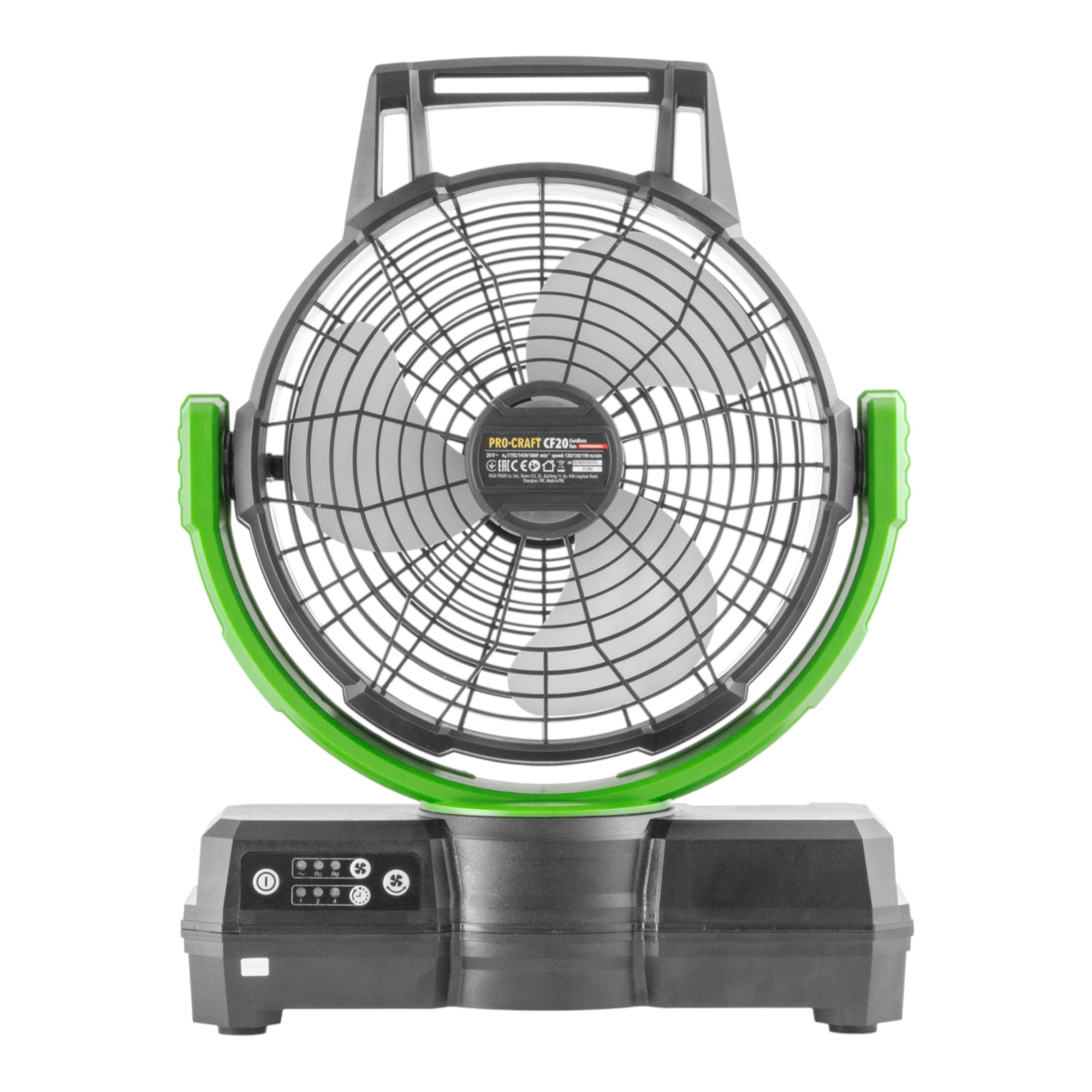 Procraft CF20bb Akku Ventilator 20 V 235 mm 2x Akku 2 0 Ah Ladegeraet 2 - toolbrothers