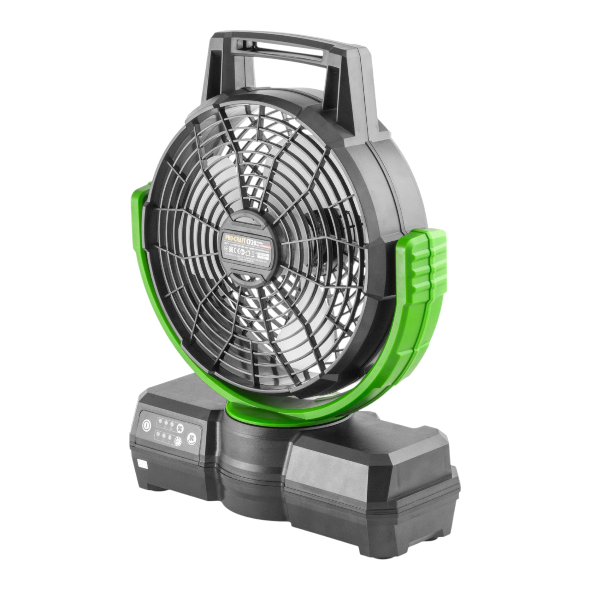 Procraft CF20bb Akku Ventilator 20 V 235 mm 2x Akku 4 0 Ah Ladegeraet 1 - toolbrothers