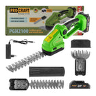 Procraft PGH2100 Akku Gras und Strauchschere 20 V 1x Akku 2 0 Ah Ladegeraet  0 - toolbrothers