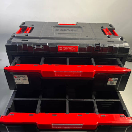 Qbrick System ONE Drawer 2 Toolbox 2 0 Werkzeugbox 587 x 380 x 340 mm 29 l mit zwei Schubladen Beschaedigt 1 - toolbrothers