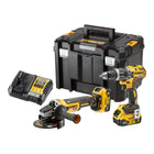 DeWalt DCK 2080 P2T Akku Kombopack Set 18 V DCD 796 Schlagbohrschrauber DCG 405 Winkelschleifer 2x Akku 5 0 Ah Ladegeraet TSTAK 0 - toolbrothers