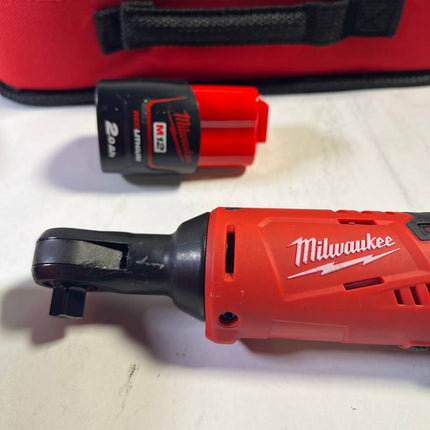 Milwaukee M12 IR 201B Akku Ratsche 12 V 47 Nm 3 8 1x Akku 2 0 Ah Ladegeraet Tasche 4933448110 Leicht Gebraucht 2 - toolbrothers