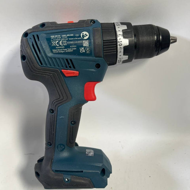 Bosch GSB 18V 55 Professional Akku Schlagbohrschrauber 18 V 55 Nm Brushless 06019H5302 Solo ohne Akku ohne Ladegeraet Reparaturgeraet 0 - toolbrothers