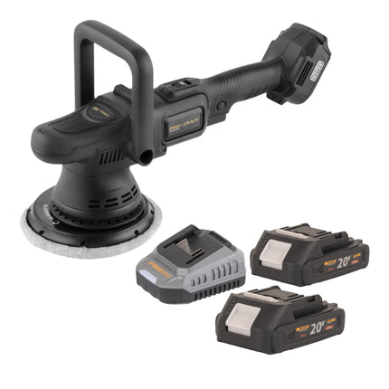 Procraft PM22bb Akku Poliermaschine 20 Volt 150 mm 2x Akku 2 0 Ah Ladegeraet 0 - toolbrothers