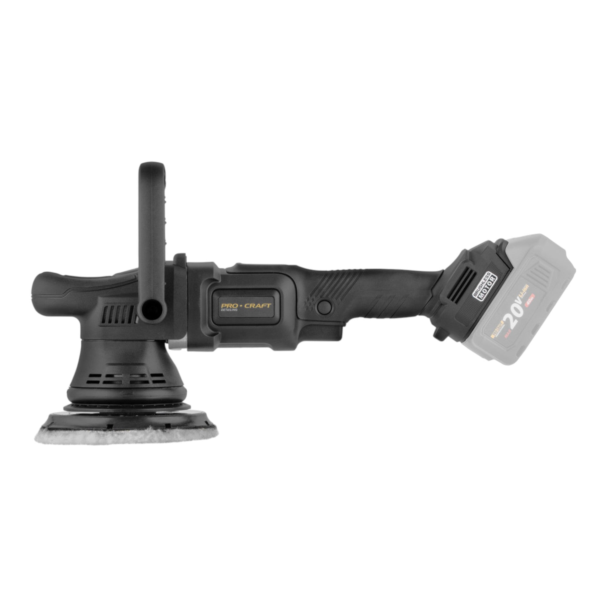 Procraft PM22bb Akku Poliermaschine 20 Volt 150 mm 1x Akku 4 0 Ah ohne Ladegeraet 2 - toolbrothers