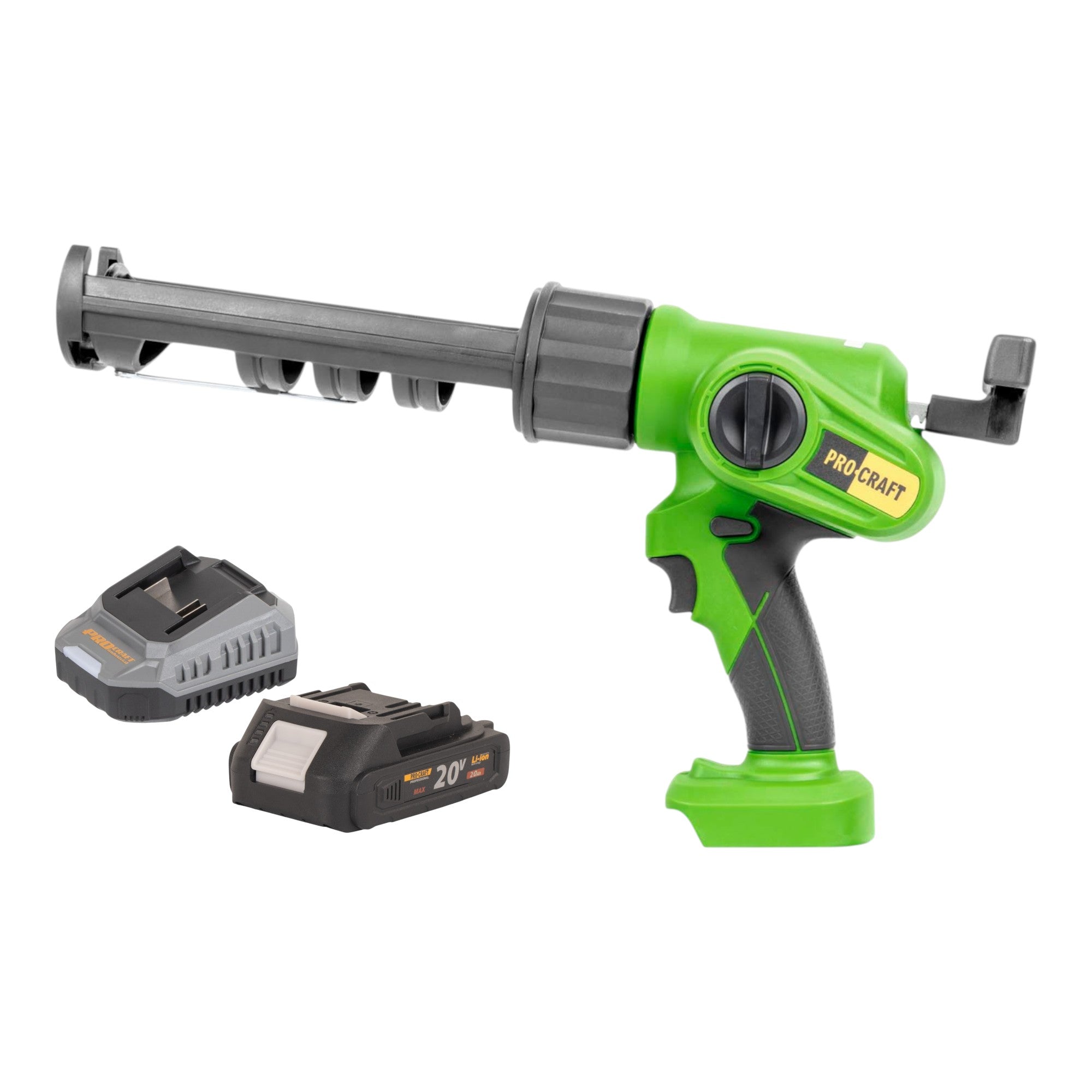 Procraft PC20bb Akku Kartuschenpistole 20 V 2000 N 280 310 ml 1x Akku 2 0 Ah Ladegeraet 0 - toolbrothers