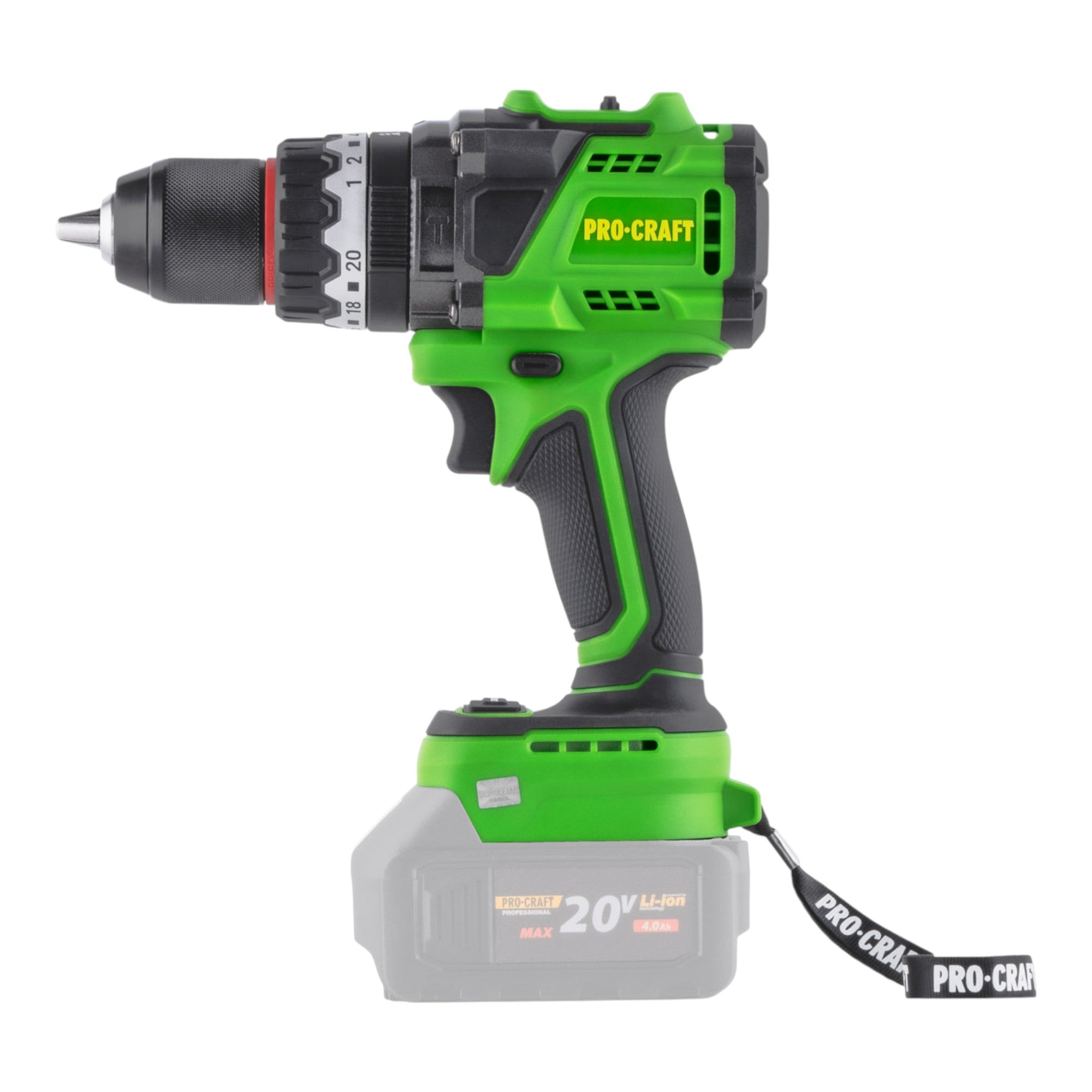 Procraft PA18ProBL BB Akku Schlagbohrschrauber 20 V 180 Nm Brushless 1x Akku 2 0 Ah ohne Ladegeraet 1 - toolbrothers