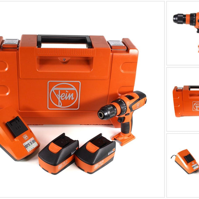 FEIN ASCM 18 QSW Akku Bohrschrauber 18 V Brushless im Koffer + 2 x 5,0 Ah Akku + Ladegerät - Toolbrothers