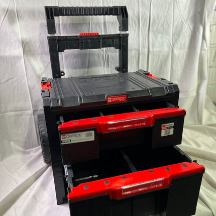 Qbrick System PRO Cart 2 0 Plus Drawer 2 mobile Box auf Raedern 520 x 415 x 660 mm 9 5 l 12 l abnehmbarer Doppelteleskopgriff Beschaedigt 1 - toolbrothers