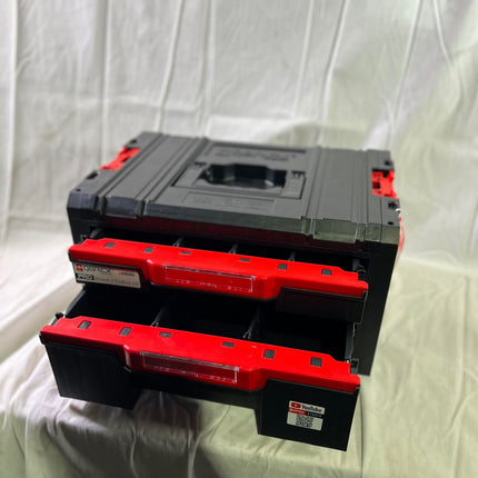 Qbrick System PRO Drawer 2 Toolbox 2 0 Basic stapelbar 450 x 310 x 244 mm 4 5 l 9 5 l IP54 mit zwei Schublaeden 5 Trennwaenden Beschaedigt 1 - toolbrothers