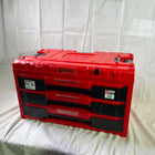 Qbrick System ONE Drawer 3 Toolbox 2 0 Red Ultra HD Werkzeugbox 587 x 380 x 340 mm 27 l mit drei Schubladen Beschaedigt 0 - toolbrothers