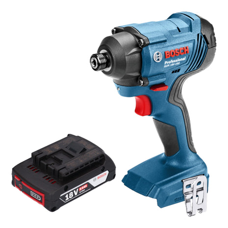 Bosch GDR 18V-160 Profesjonalny akumulatorowy klucz udarowy 18 V 160 Nm 1/4" + 1x akumulator 2,0 Ah - bez ładowarki