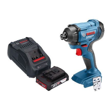 Bosch GDR 18V-160 Professional Visseuse à chocs sans fil 18 V 160 Nm 1/4" + 1x batterie 2,0 Ah + chargeur