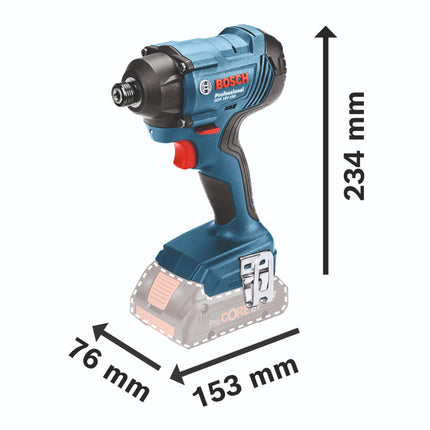 Bosch GDR 18V-160 Llave de impacto profesional sin cable 18 V 160 Nm 1/4" + 1x acumulador 5,0 Ah + cargador