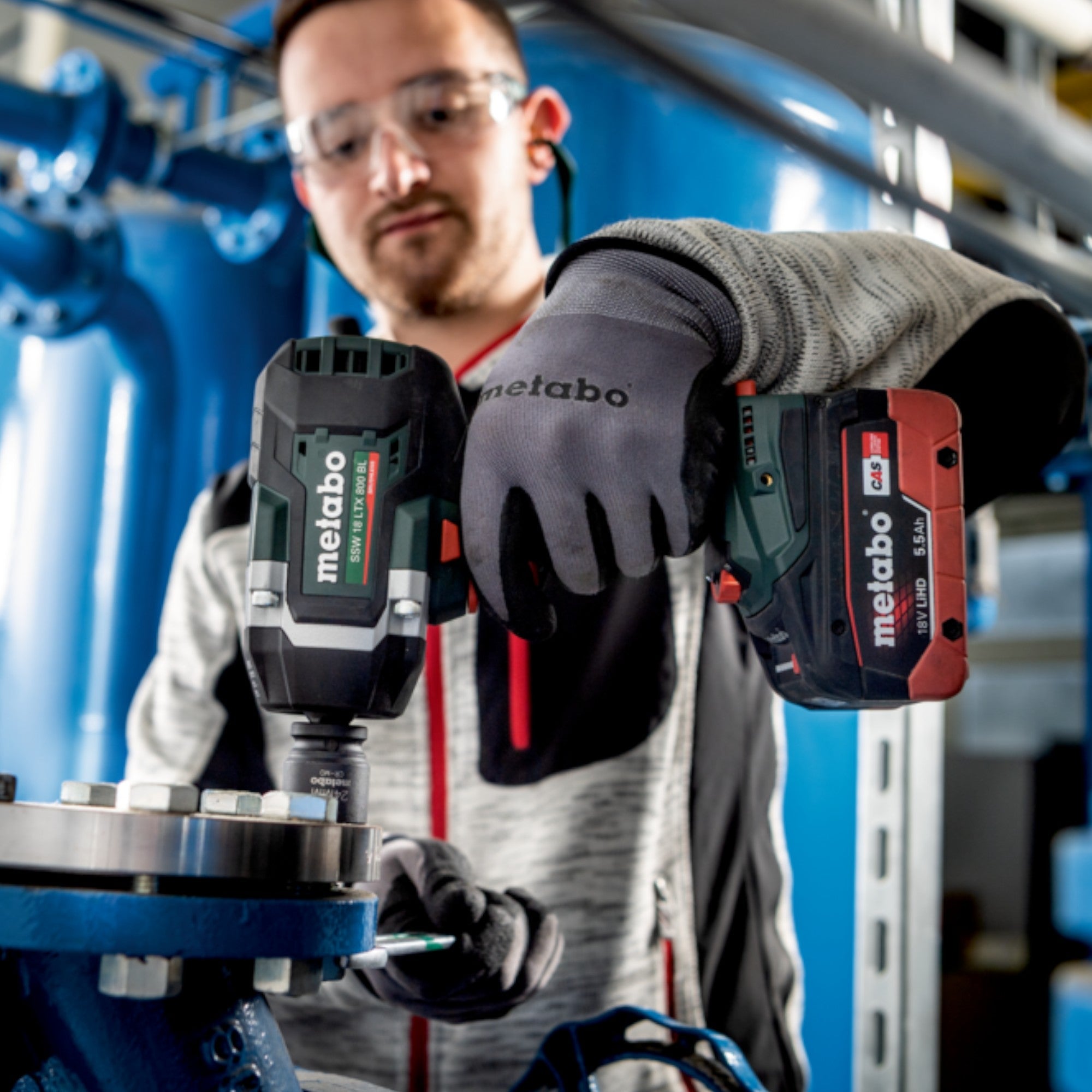 Metabo SSW 18 LTX 800 BL Akku Schlagschrauber 18 V 800 Nm 1 2 Brushless 2x LiHD Akku 5 5 Ah Ladegeraet 3 - toolbrothers