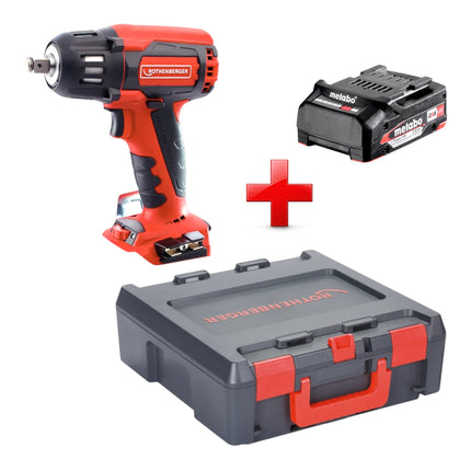 Rothenberger RO ID400 Akku Schlagschrauber 18 V 400 Nm Brushless 1x Akku 2 0 Ah Rocase ohne Ladegeraet 0 - toolbrothers