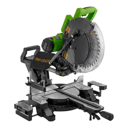 Procraft PGS305 Kapp und Gehrungssaege 2000 W 305 mm Saegeblatt 40 Z Staubfangbeutel 1 - toolbrothers