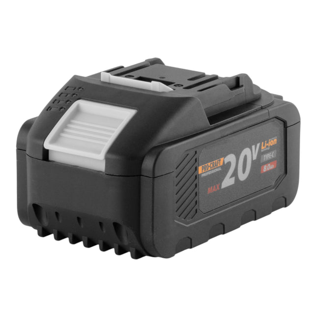 Procraft 20 8C Akku 20 V 8 0 Ah 8000 mAh Li ion mit Ladestandsanzeige 0 - toolbrothers
