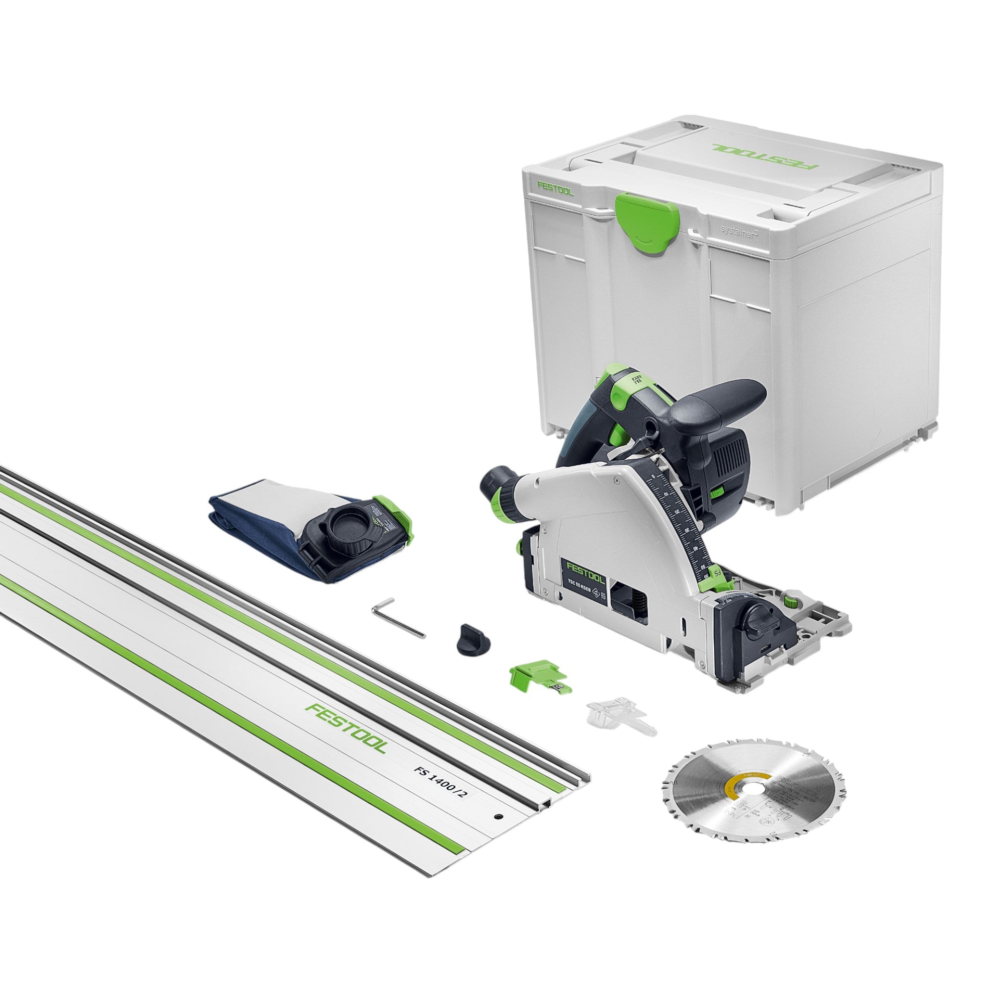 Festool TSC 55 KSEB Basic FS Akku Tauchsaege 18 V 160 mm Brushless 578826 Fuehrungsschiene Systainer ohne Akku ohne Ladegeraet 0 - toolbrothers