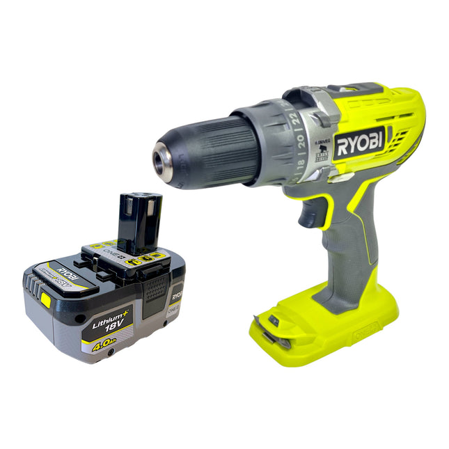 Ryobi R18PD3 0 Akku Schlagbohrschrauber 18 V 50 Nm 1x Akku 4 0 Ah ohne Ladegeraet 0 - toolbrothers