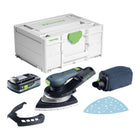 Festool DTSC 200 Basic Akku Deltaschleifer 18 V 145 x 195 mm Brushless 1x Akku 4 0 Ah Systainer ohne Ladegeraet 0 - toolbrothers