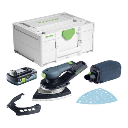 Festool DTSC 200 Basic Akku Deltaschleifer 18 V 145 x 195 mm Brushless 1x Akku 4 0 Ah Systainer ohne Ladegeraet 0 - toolbrothers