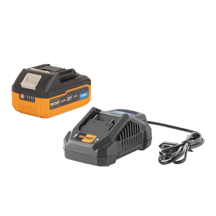 Procraft Starter Set 20 V 20 4A Schnell Ladegeraet 1x 20 4 Turbo Akku 4 0 Ah 0 - toolbrothers