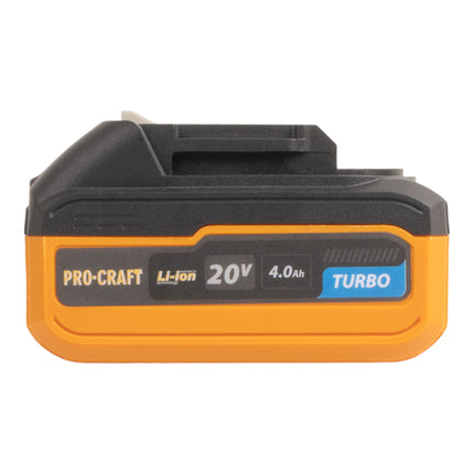 Procraft Starter Set 20 V 20 4A Schnell Ladegeraet 1x 20 4 Turbo Akku 4 0 Ah 2 - toolbrothers