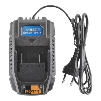 Procraft Starter Pack 20 V 20 2 4A Ladegeraet 1x 20 4 Turbo Akku 4 0 Ah 3 - toolbrothers