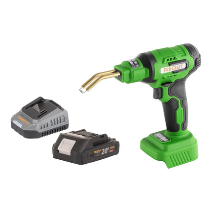 Procraft CS40 bb Akku Kunststoffschweissgeraet 20 V 600 C 0 7 1 1 A 1x Akku 2 0 Ah Ladegeraet Koffer 0 - toolbrothers