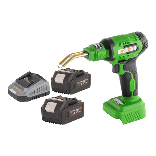 Procraft CS40 bb Akku Kunststoffschweissgeraet 20 V 600 C 0 7 1 1 A 2x Akku 4 0 Ah Ladegeraet Koffer 0 - toolbrothers