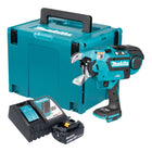 Makita DTR 181 RM1J Akku Bewehrungsverbinder 18 V 0 8 mm Brushless 1x Akku 4 0 Ah Ladegeraet Makpac 0 - toolbrothers