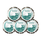 Makita 5x Diamak Diamanttrennscheibe 125 x 22 23 mm 5x D 80086  0 - toolbrothers
