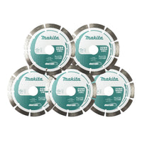 Makita 5x Diamak Diamanttrennscheibe 125 x 22 23 mm 5x D 80086 0 - toolbrothers