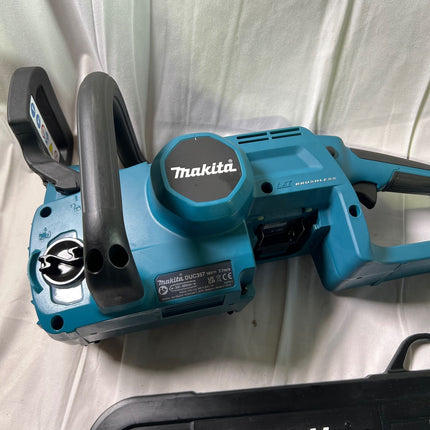 Makita DUC 357 ZX2 Akku Kettensaege 18 V 35 cm Brushless Solo ohne Akku ohne Ladegeraet Reparaturgeraet 2 - toolbrothers