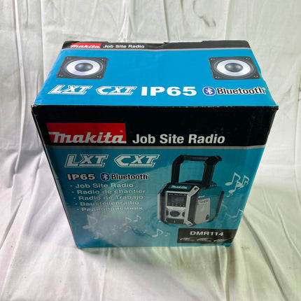 Makita DMR 114 Akku Baustellenradio 12 14 4 18 V AM FM Bluetooth IP 65 Reparaturgeraet 3 - toolbrothers