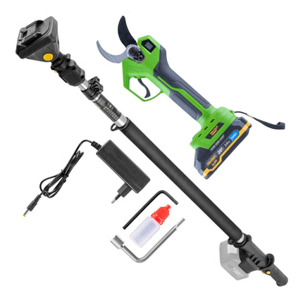 Procraft ES32Li Akku Astschere 20 V Brushless Teleskop Verlaengerung Aufsatz 1x Akku 2 0 Ah Ladegeraet Koffer 0 - toolbrothers