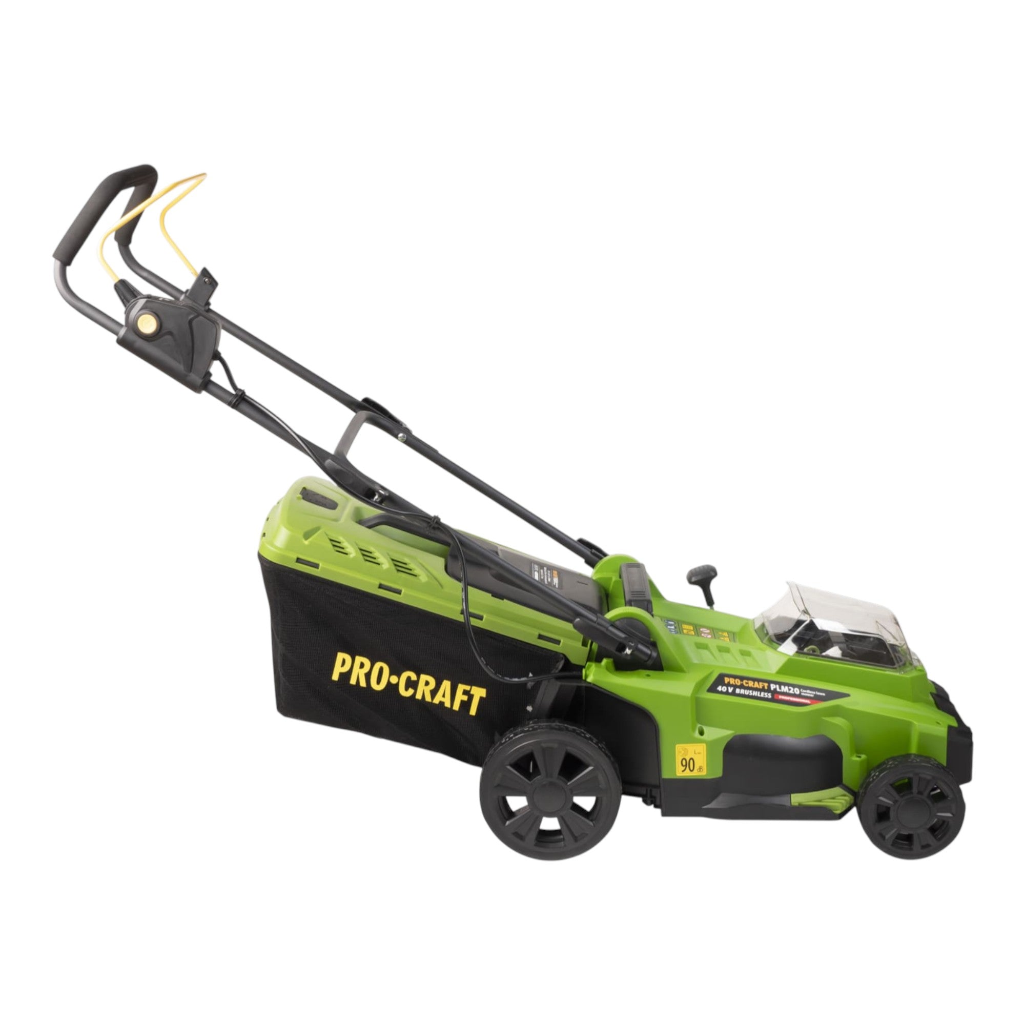 Procraft PLM20bb Akku Rasenmaeher 40 V 2x 20 V 370 mm Brushless 4x Akku 4 0 Ah Ladegeraet 4 - toolbrothers