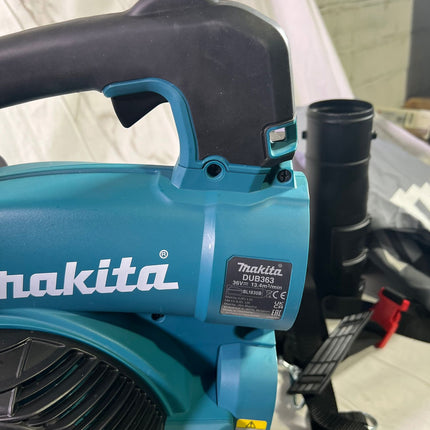 Makita DUB 363 ZV Akku Geblaese Laubsauger 36 V 2x 18 V Brushless Absaug Set ohne Akku ohne Ladegeraet Reparaturgeraet 2 - toolbrothers